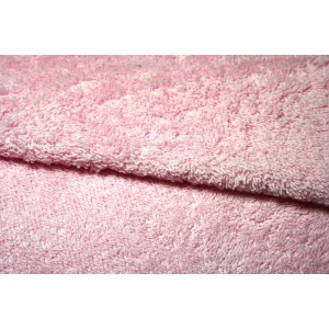 10cm Handtuch-/Bademantelfrottee  rosa  (Grundpreis € 16,00/m)
